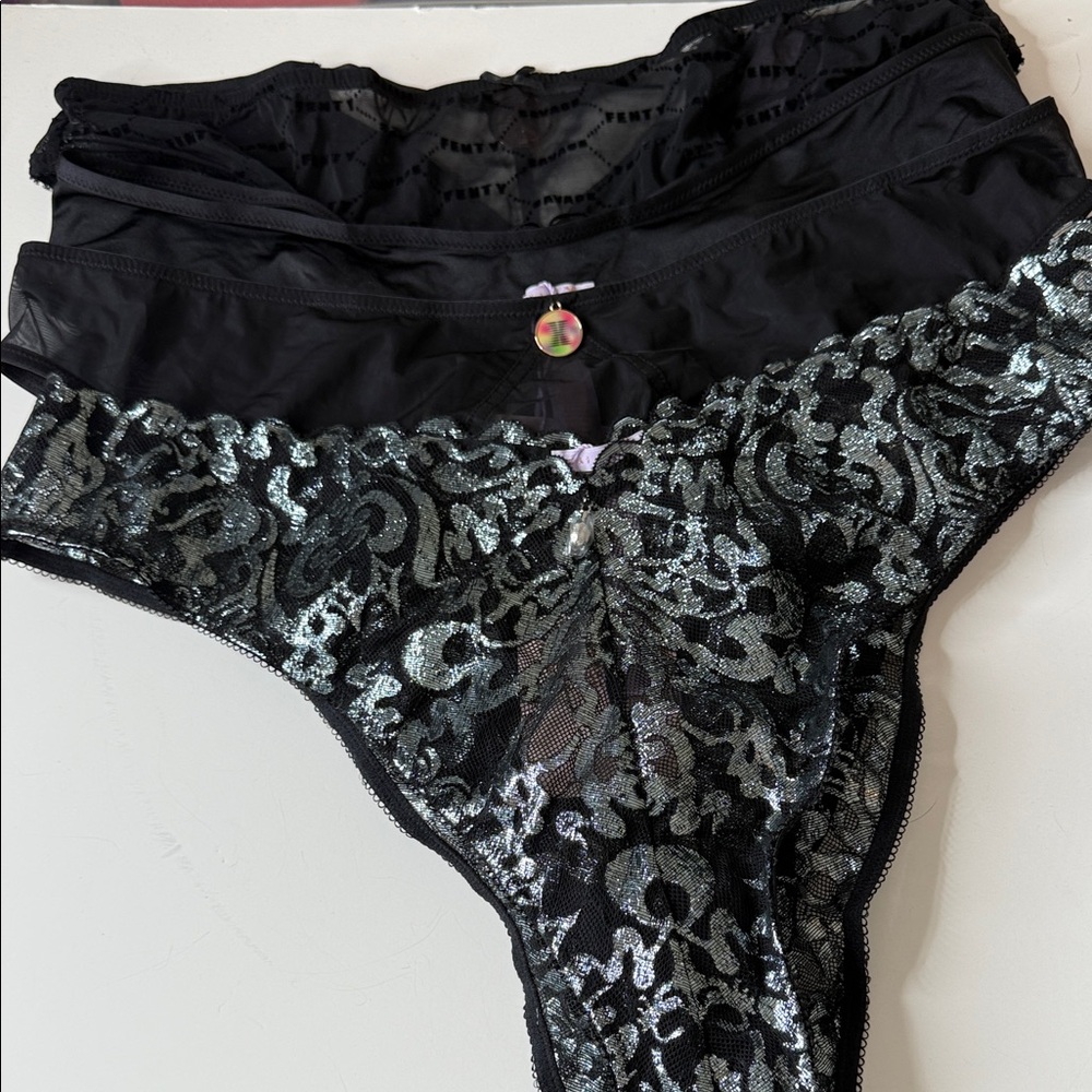 Savage X Fenty Assortment of Sexy Panties 4 Pairs Size 2X